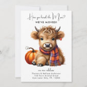 Highland Koe Nieuw adres We hebben Autumn Moving v Aankondiging (Voorkant)