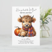 Highland Koe Nieuw adres We hebben Autumn Moving v Aankondiging (Staand voorkant)