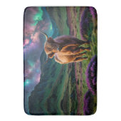 Highland Koe onder de sterren Badmat (Voorkant Verticaal)