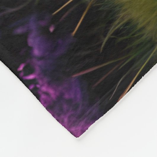 Highland Koe onder de sterren Fleece Deken (Hoek)