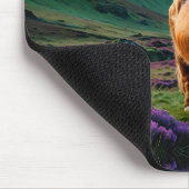 Highland Koe onder de sterren Muismat (Hoek)