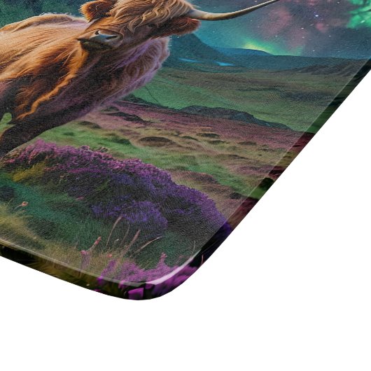 Highland Koe onder de sterren Snijplank (Hoek)
