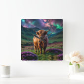 Highland Koe onder de sterren Vierkante Klok (Huis)