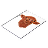 Highland Koe Oversized T-shirt Notitieboek (Linkerzijde)