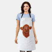 Highland Koe Oversized T-shirt Schort (Gedragen)