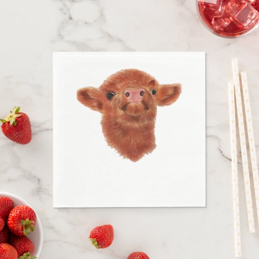 Highland Koe Oversized T-shirt Servet (Insitu)