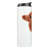 Highland Koe Oversized T-shirt Thermosbeker (Gedraaid links)