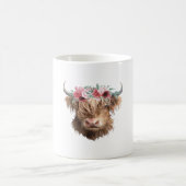 Highland Koe Painting Classic T-shirt Koffiemok (Center)