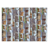 Highland Koe Photo Collage Tafelkleed (Voorkant (Horizontaal))