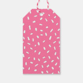 Highland Koe Pink Birthday Favor Cadeaulabel (Achterkant)