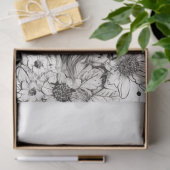 Highland Koe potlood Art 1 Decoupage papier (Geschenk)