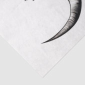 Highland Koe potlood Art 1 Decoupage papier (Detail)