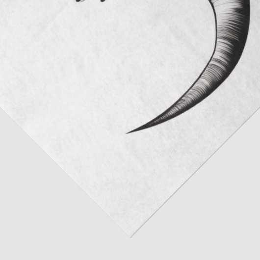 Highland Koe potlood Art 1 Decoupage papier (Detail)