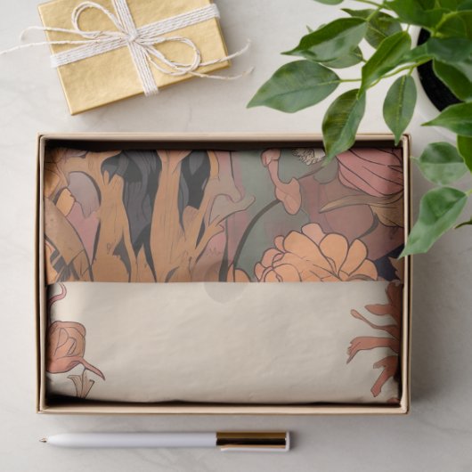 Highland Koe potlood Art 2 Decoupage papier (Geschenk)