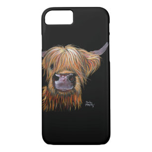 HiGHLaND Koe PRiNT "HeNRY" DOOR SHiRLeY MacARTHuR iPhone 8/7 Hoesje
