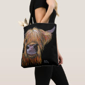 HiGHLaND Koe PRiNT "HeNRY" DOOR SHiRLeY MacARTHuR Tote Bag (Dichtbij)