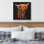 HiGHLaND Koe PRiNT " PoRRiDGe " SHiRLeY MacARTHuR (Insitu (Slaapkamer))