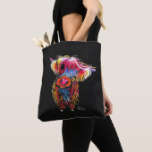 HiGHLaND Koe PRiNT SCoTTiSH ' BLooM ' BY SHiRLeY M Tote Bag (Dichtbij)
