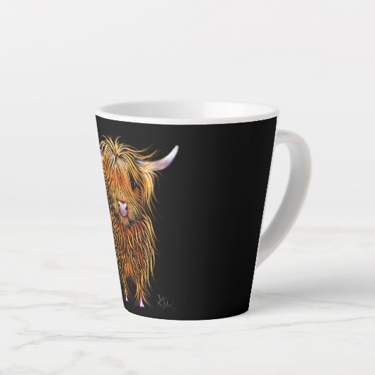 HiGHLaND Koe PRiNT SCoTTiSH ' HuMPHReY ' Mok (Rechterhoek)