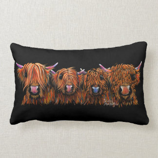 HiGHLaND Koe PRiNT SCoTTiSH ' THe GiNGeR NuTS ' Kussen