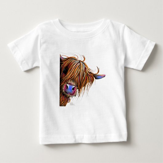 Highland Koe Print T Shirt "SuGaR LuMP" (Voorkant)