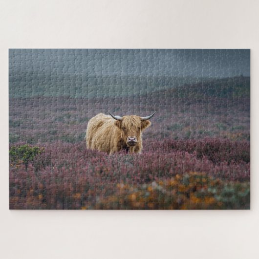 Highland Koe Puzzel (Horizontaal)