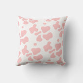 Highland Koe Roze Boho Kinder Sierkussen (Achterkant)