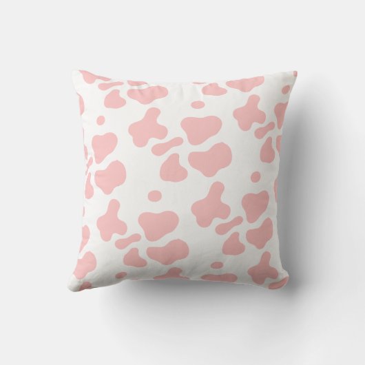 Highland Koe Roze Boho Kinder Sierkussen (Achterkant)