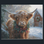 Highland Koe Rustic Barnyard Christmas Decoupage Cadeaupapier<br><div class="desc">Vier het vakantieseizoen met dit charmante kunstwerk met een Highland-koe in een rustieke barnyard-omgeving. De warme,  feestelijke tinten en het gezellige boerderijen decor roepen de kerstsfeer op,  waardoor het een ideaal stuk is voor dierenvrienden en mensen die een kerstvakantie op het platteland koesteren.</div>