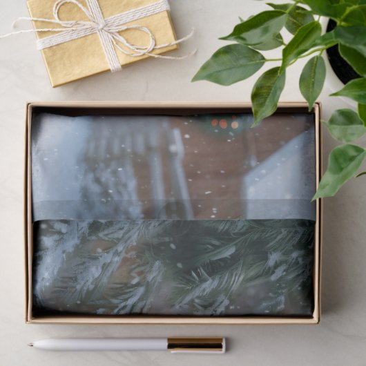 Highland Koe Rustic Barnyard Christmas Decoupage Tissuepapier (Geschenk)