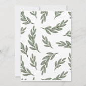 Highland koe rustiek baby shower uitnodiging (Achterkant)