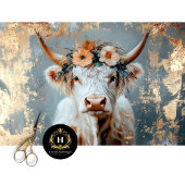Highland Koe rustieke Boho boerderij Decoupage Tissuepapier