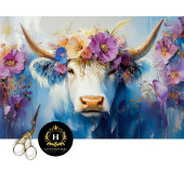 Highland Koe rustieke Boho boerderij Decoupage Tissuepapier