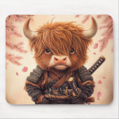 Highland Koe Samurai Muismat (Voorkant)