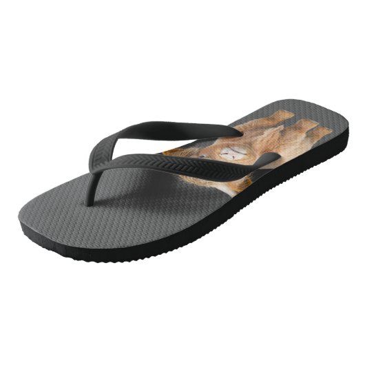 Highland koe sandalen teenslippers (Schuin)