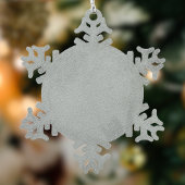 Highland Koe Schattige Santa Hat Gingham Kerstnaam Tin Sneeuwvlok Ornament