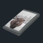 Highland Koe Scotland Rustic Boerderij Drievoud Portemonnee<br><div class="desc">Dit ontwerp kan worden gepersonaliseerd door de Edit optie van het Ontwerp te kiezen. Je kunt ook overdragen naar andere objecten. Neem contact met me op via colorflowcreations@gmail.com of gebruik de chatoptie bovenaan de pagina als u dit ontwerp op een ander product wilt plaatsen of hulp nodig hebt. Bekijk meer...</div>