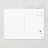 Highland Koe Snow Christmas Gepersonaliseerd Feestdagenkaart (Achterkant)