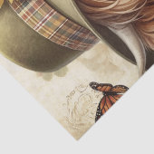 Highland Koe Spring Tissuepapier (Detail)