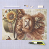 Highland Koe Spring Tissuepapier (Craft)