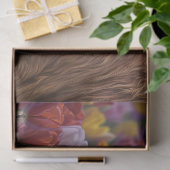 Highland Koe Spring Tulips Decoupage Tissuepapier (Geschenk)