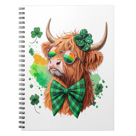 Highland Koe St Patrick's, Lucky Koe Notitieboek (Voorkant)