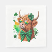 Highland Koe St Patrick's, Lucky Koe Servet (Voorkant)