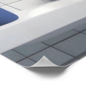 Highland Koe Tandenpoetsen Badkamer Poster (Hoek)