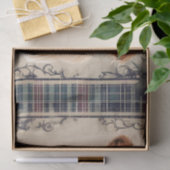 Highland Koe Tartan Clan Waterverf Tissuepapier (Geschenk)