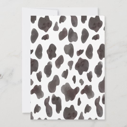 Highland Koe Tijd Capsule Note Bericht Kaart (Achterkant)