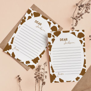 Highland Koe Tijd Capsule Note Bericht Kaart