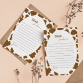 Highland Koe Tijd Capsule Note Bericht Kaart