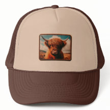 Highland Koe Trucker Hat, Cowboy Trending