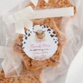 Highland Koe Verjaardag Sticker Labels